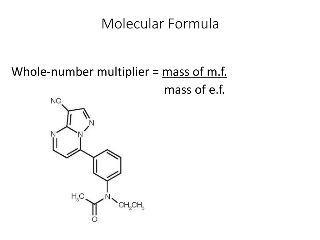 molecular formula 1