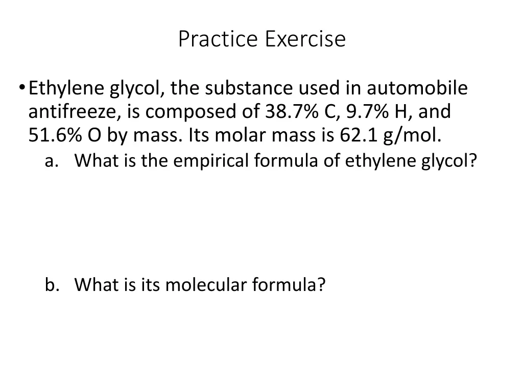 practice exercise 1
