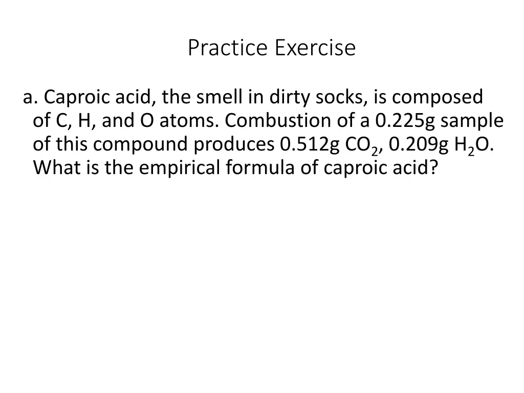 practice exercise 2