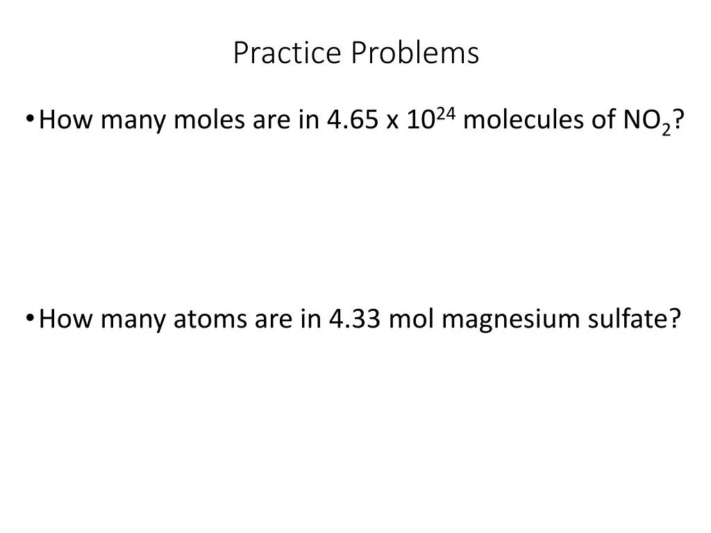 practice problems 1