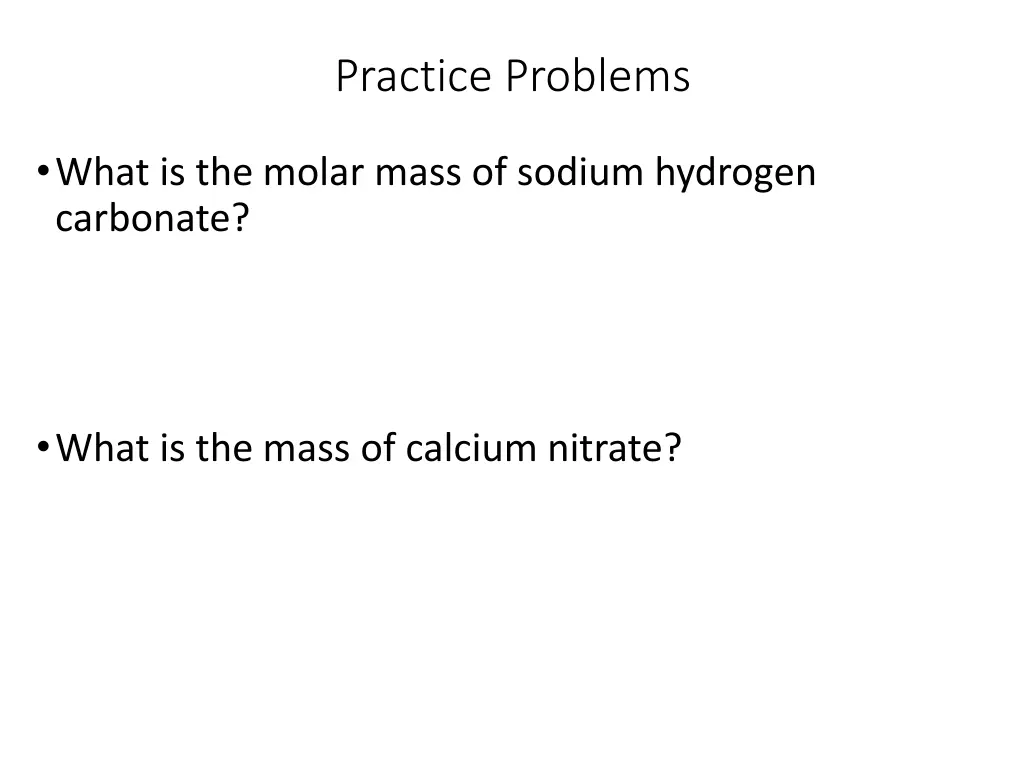 practice problems 2