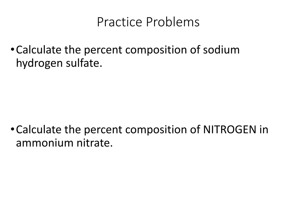 practice problems 6