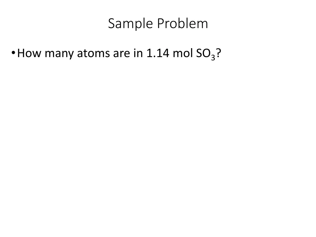 sample problem 1
