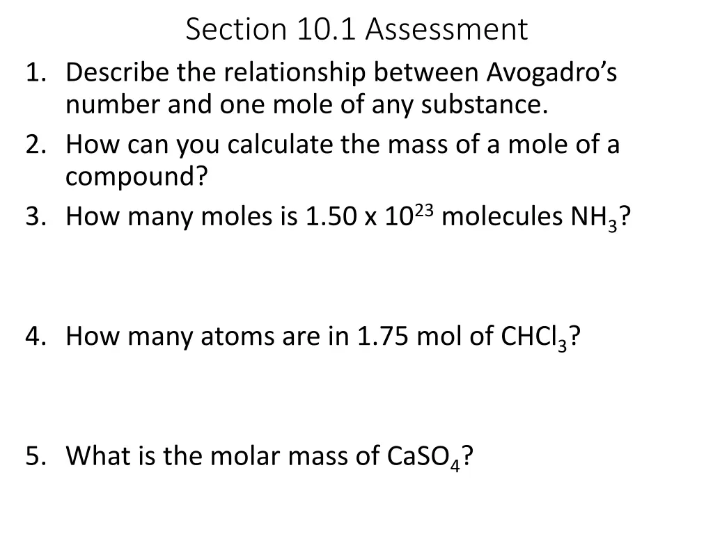 section 10 1 assessment 1 describe