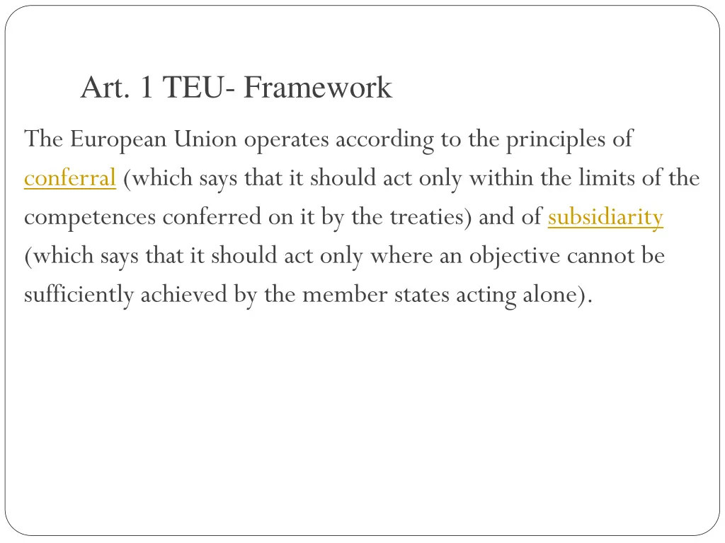art 1 teu framework 1