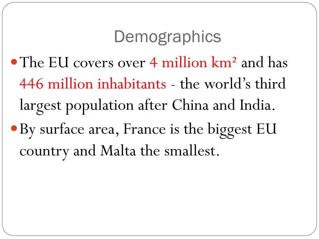 demographics