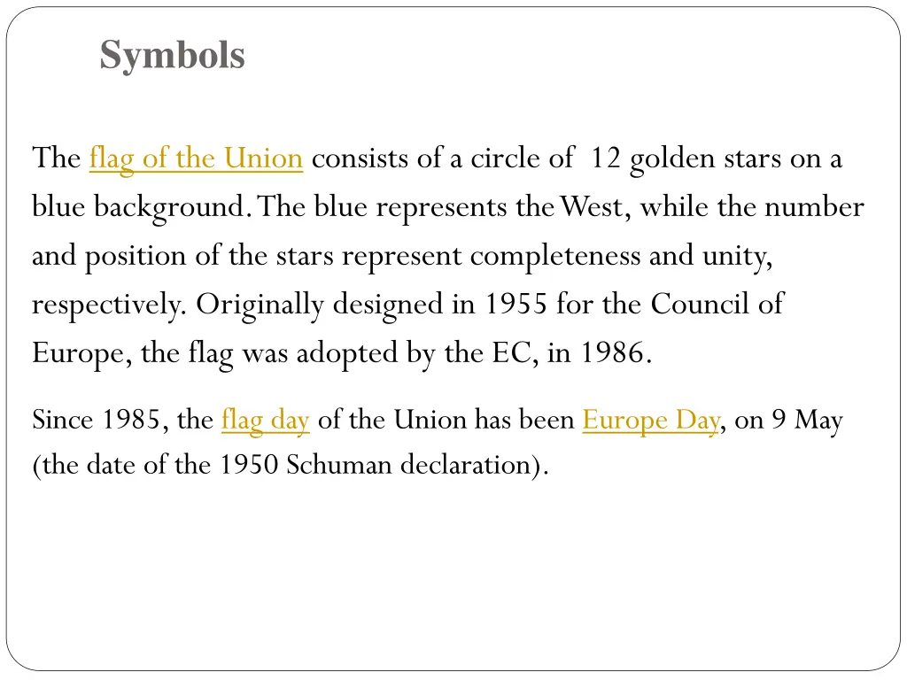 symbols
