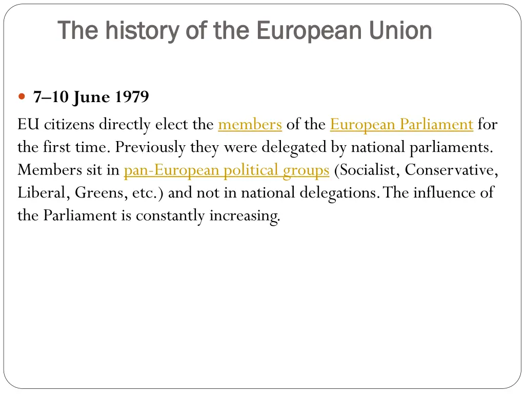 the history of the european union the history 2