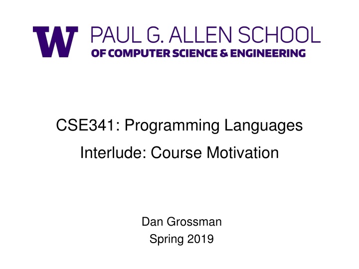 cse341 programming languages