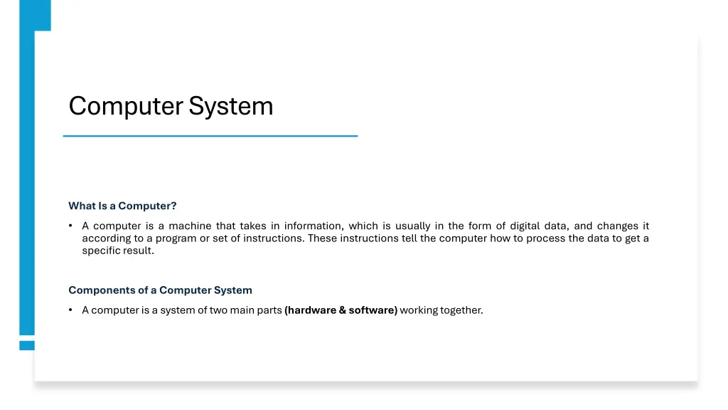 computer system