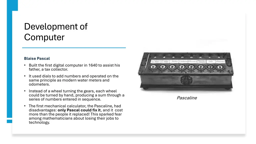development of computer 1