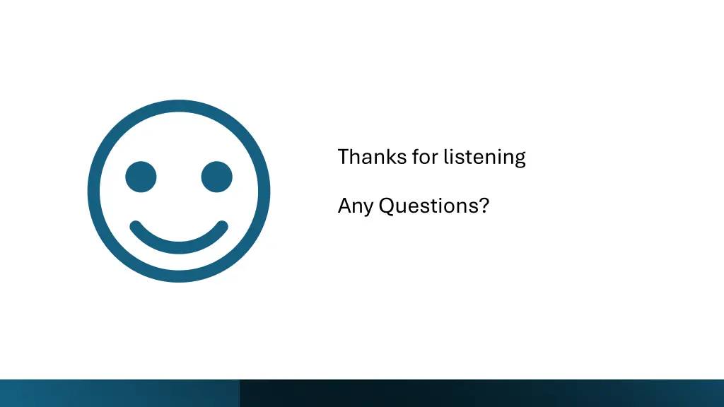 thanks for listening