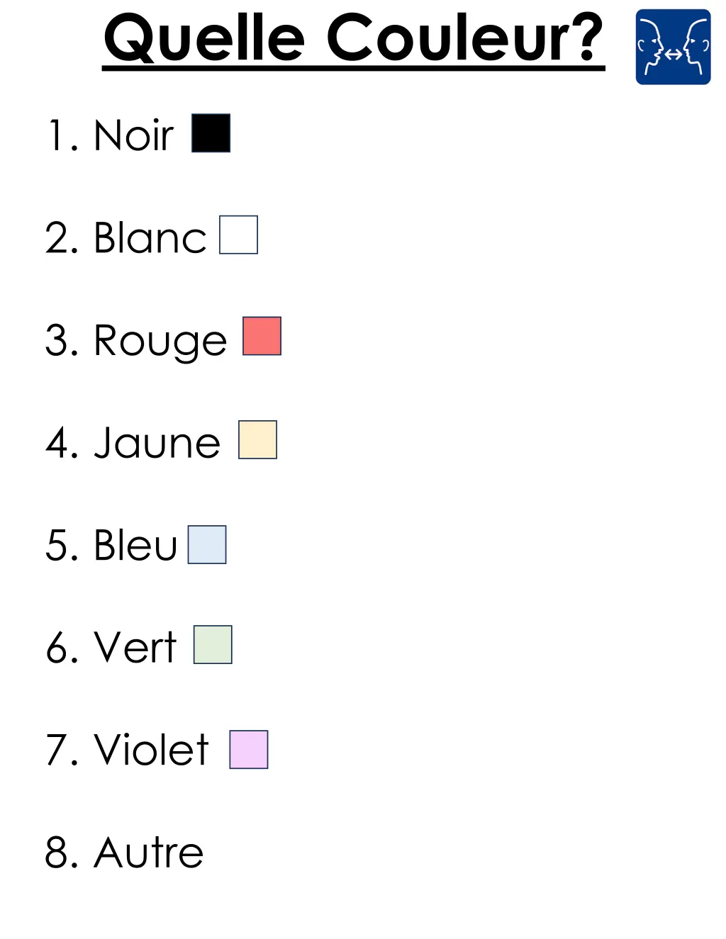 quelle couleur