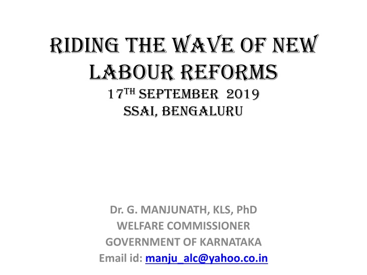 riding the wave of new labour reforms