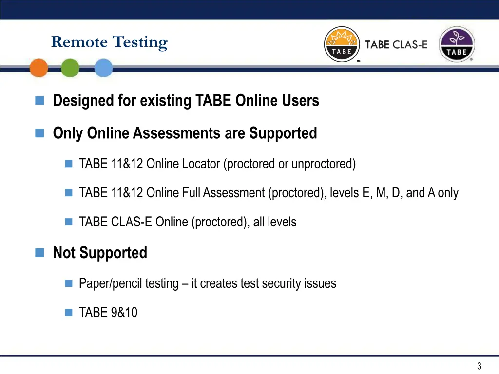 remote testing