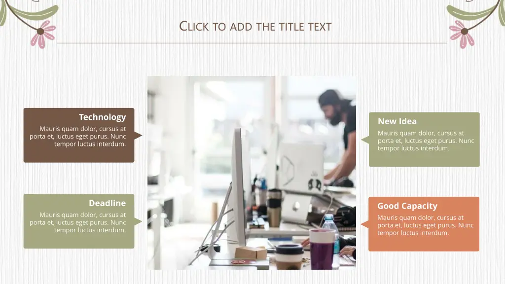 c lick to add the title text 17