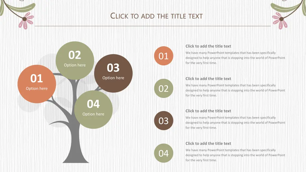 c lick to add the title text 4
