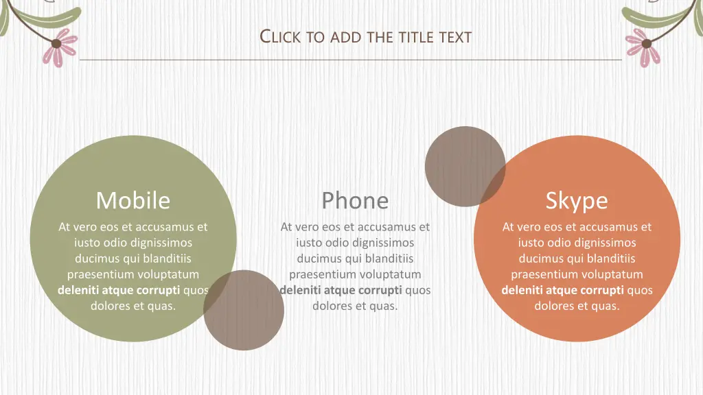 c lick to add the title text 6
