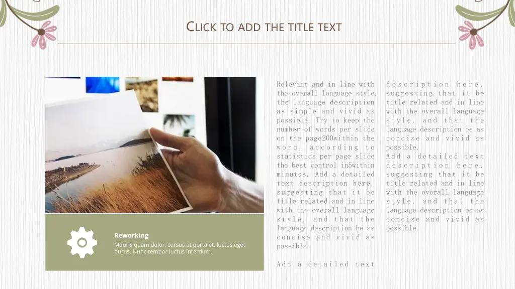 c lick to add the title text 8