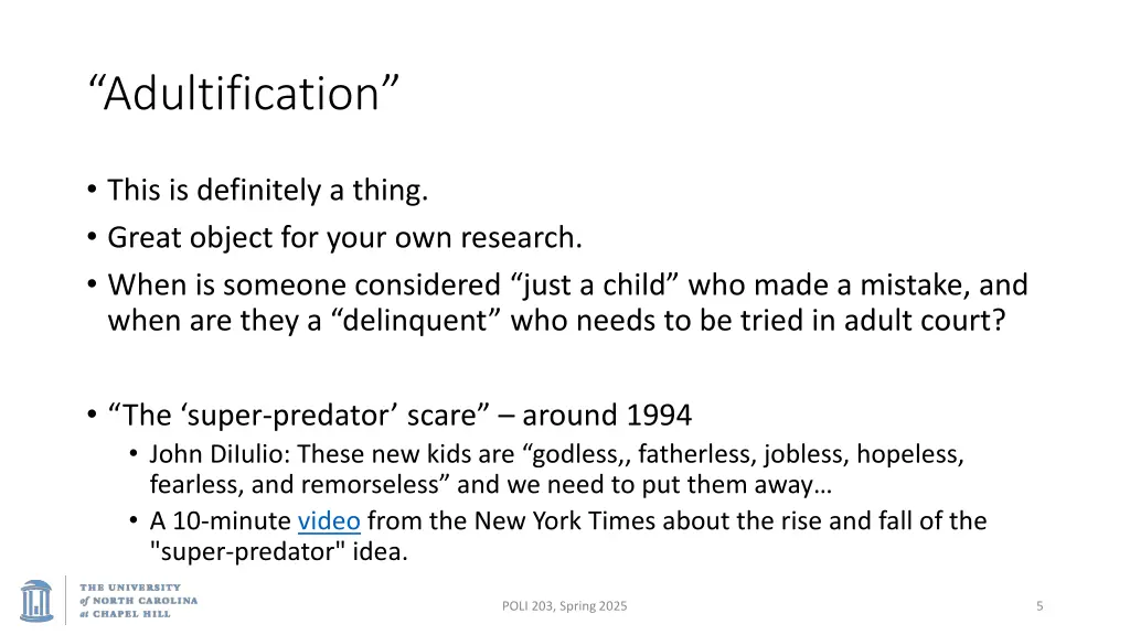 adultification