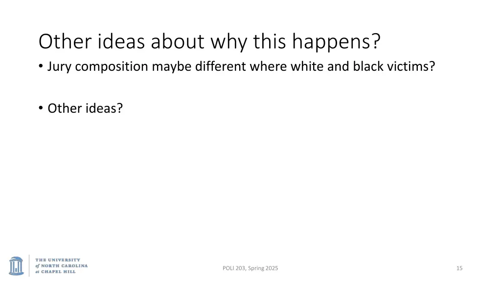 other ideas about why this happens jury