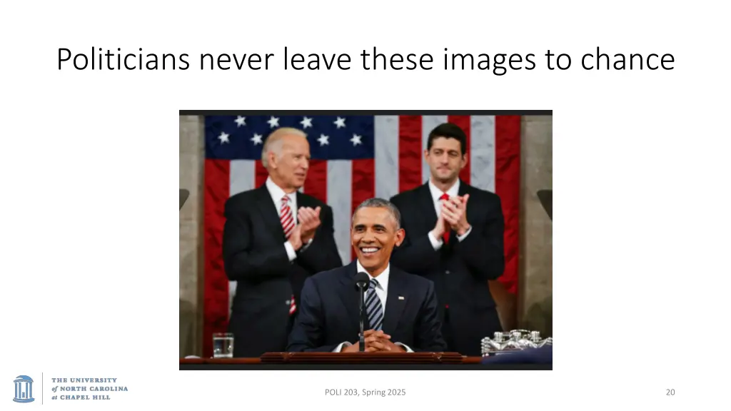 politicians never leave these images to chance