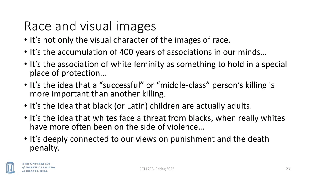 race and visual images it s not only the visual