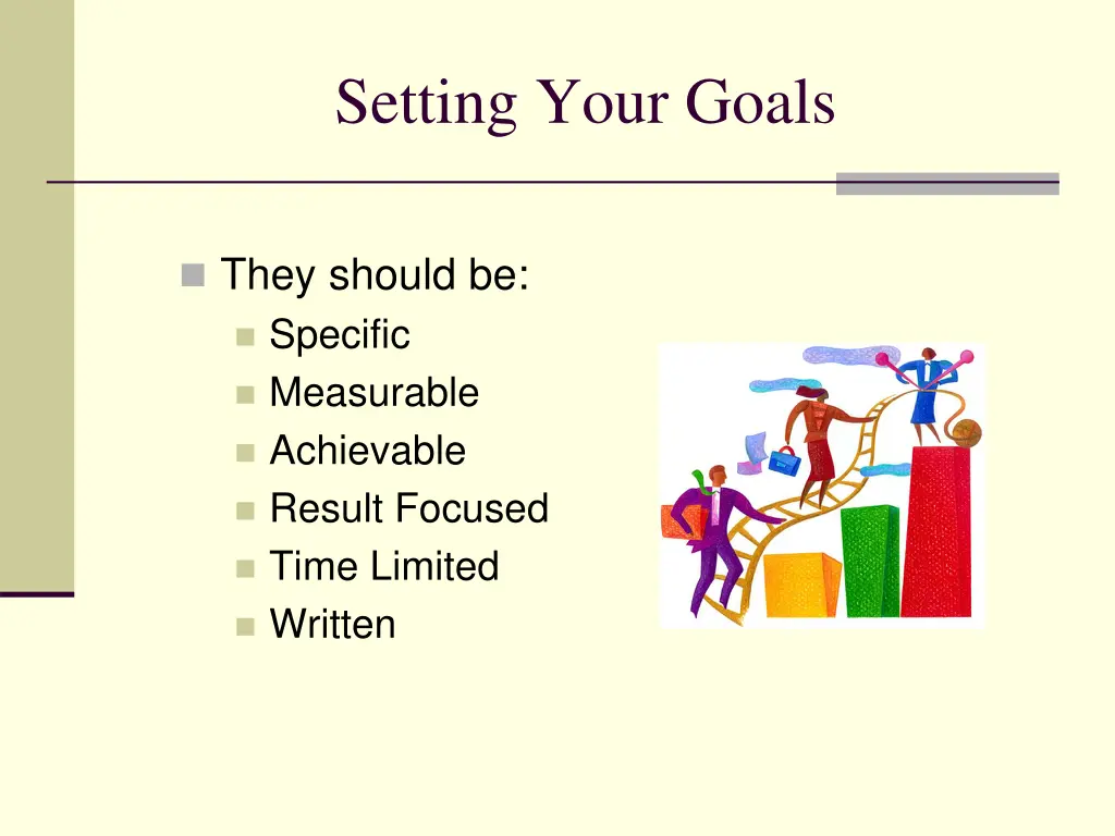 setting your goals