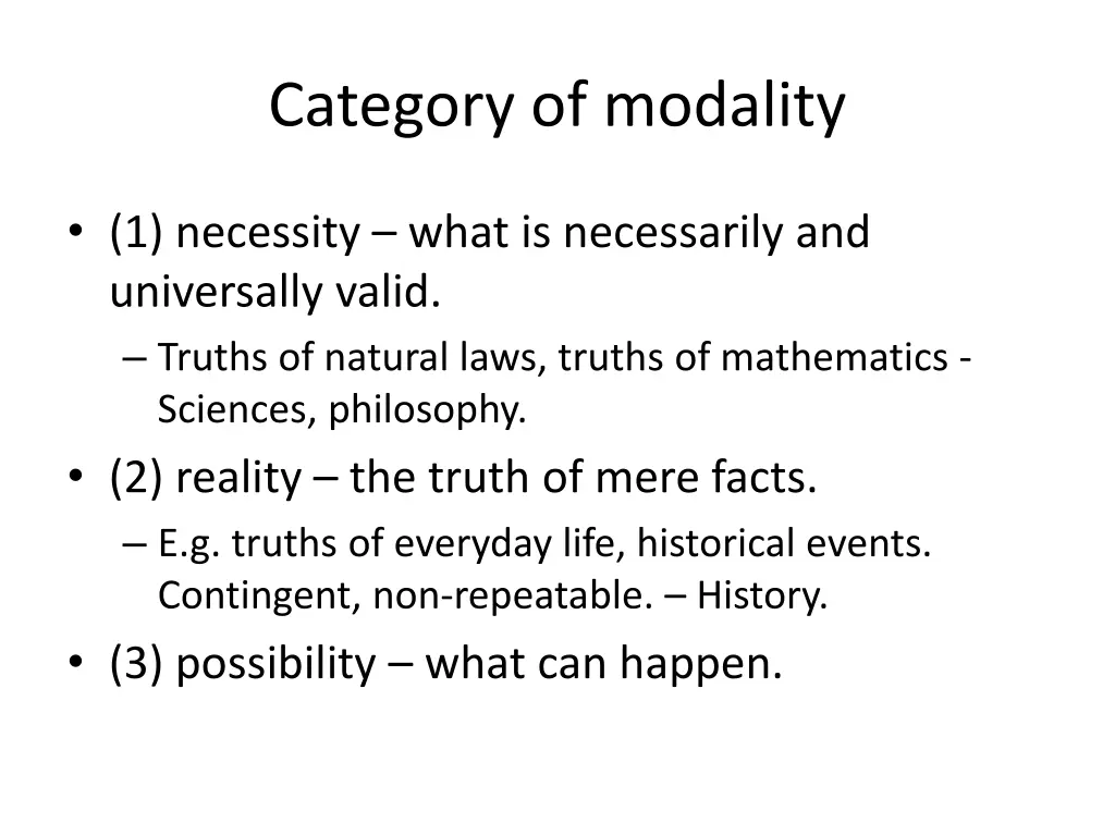 category of modality