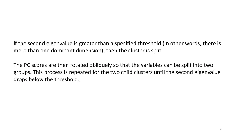 if the second eigenvalue is greater than