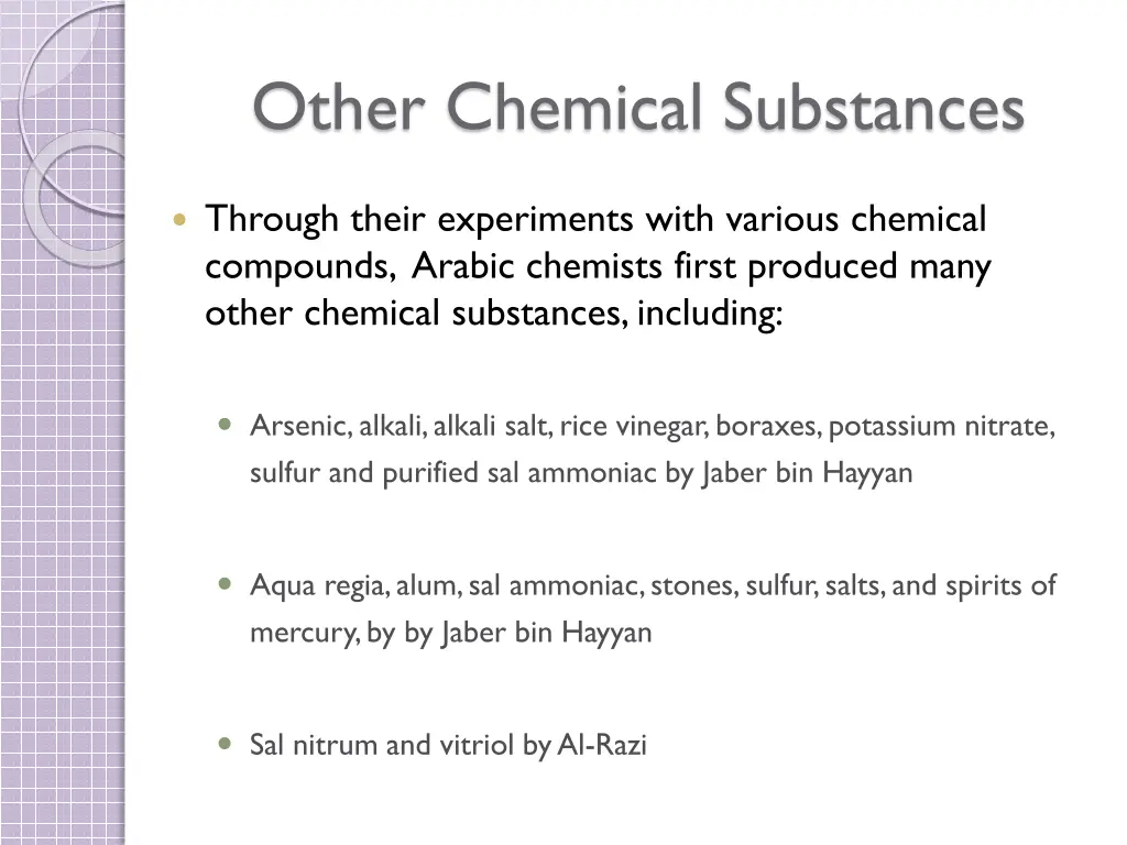 other chemical substances