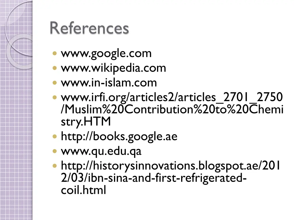 references