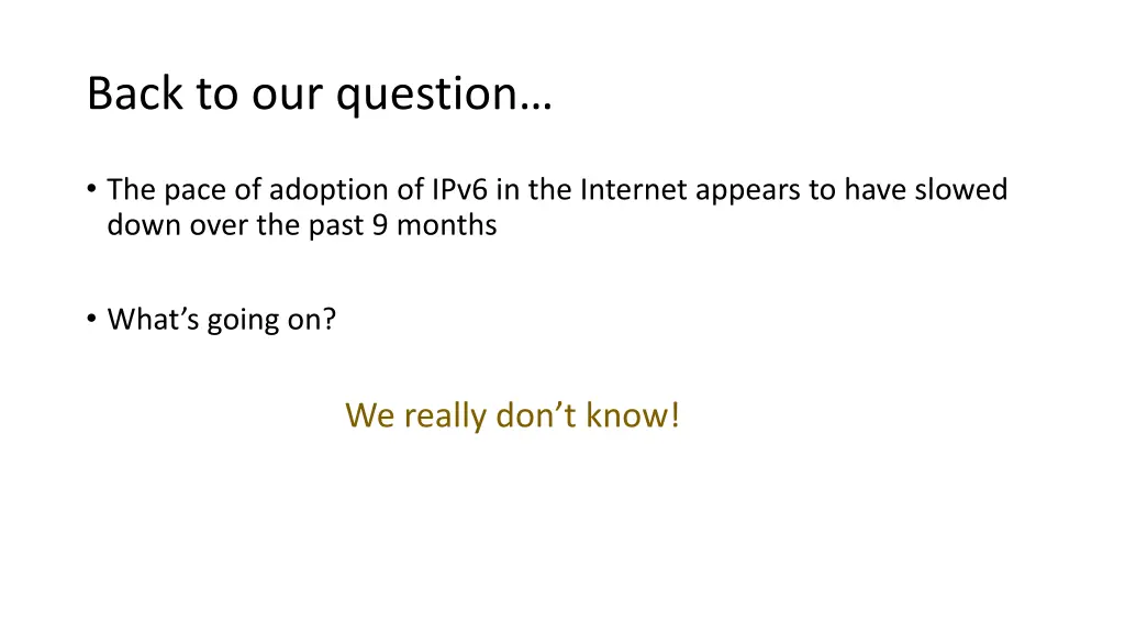 back to our question 1