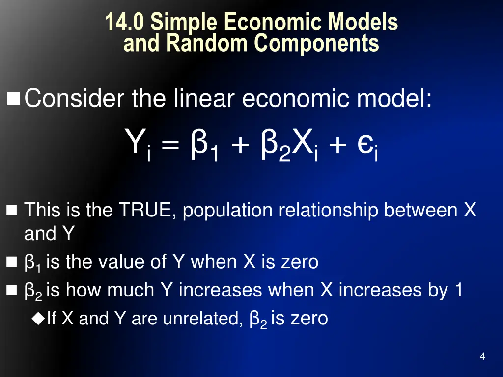 14 0 simple economic models and random components 1
