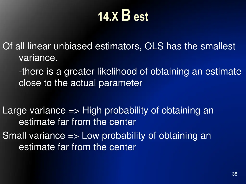 14 x b est