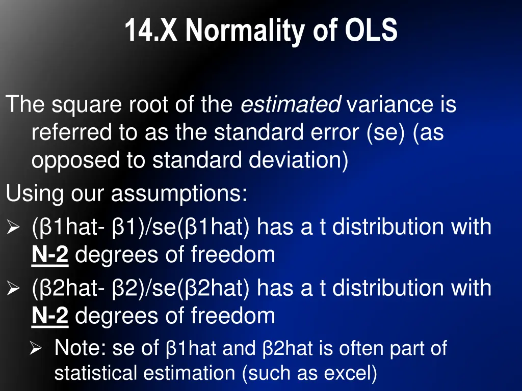 14 x normality of ols 3