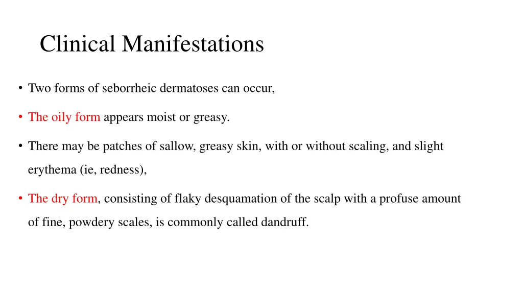 clinical manifestations 2