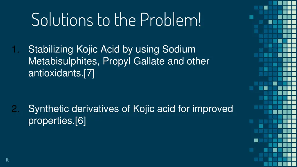 solutionsto the problem