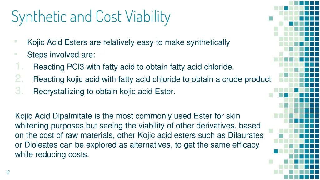 synthetic and cost viability