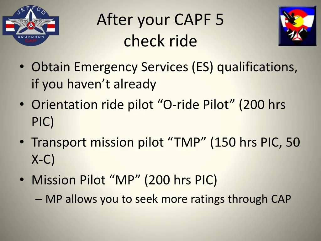 civil air patrol colorado wing 3