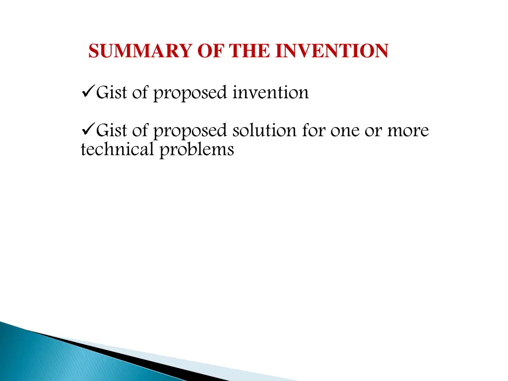 summary of the invention
