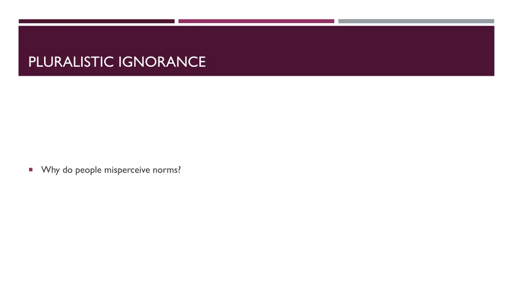 pluralistic ignorance
