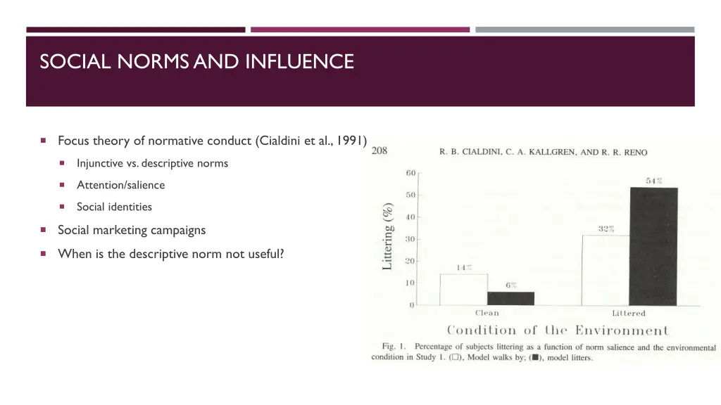 social norms and influence