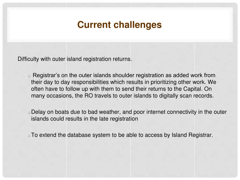 current challenges 1