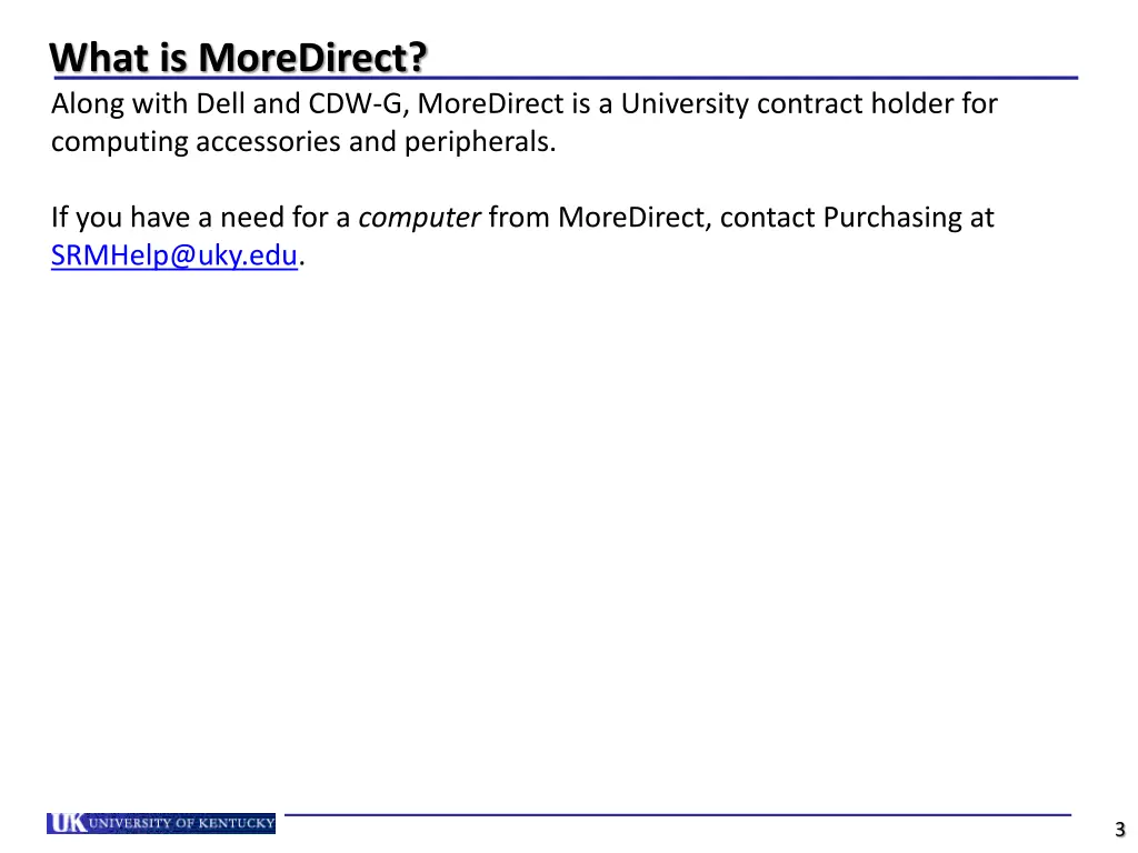 what is moredirect along with dell