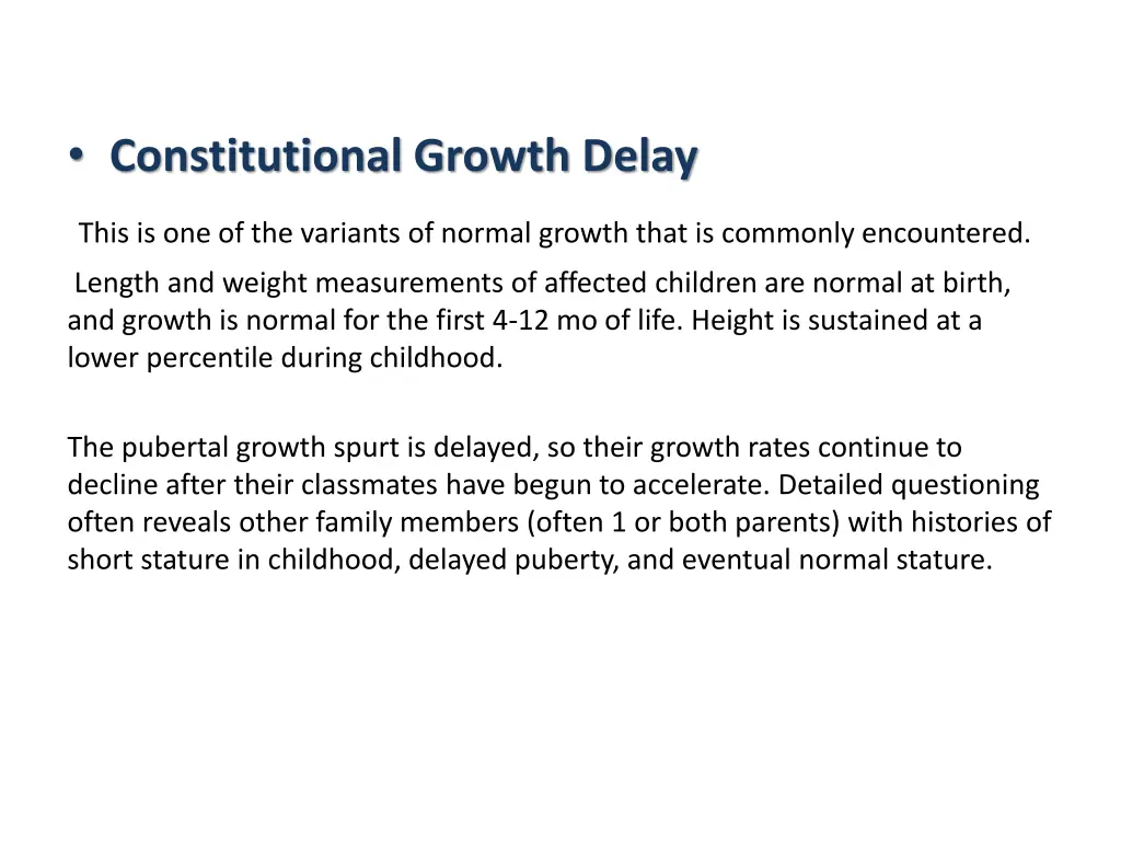 constitutional growth delay this