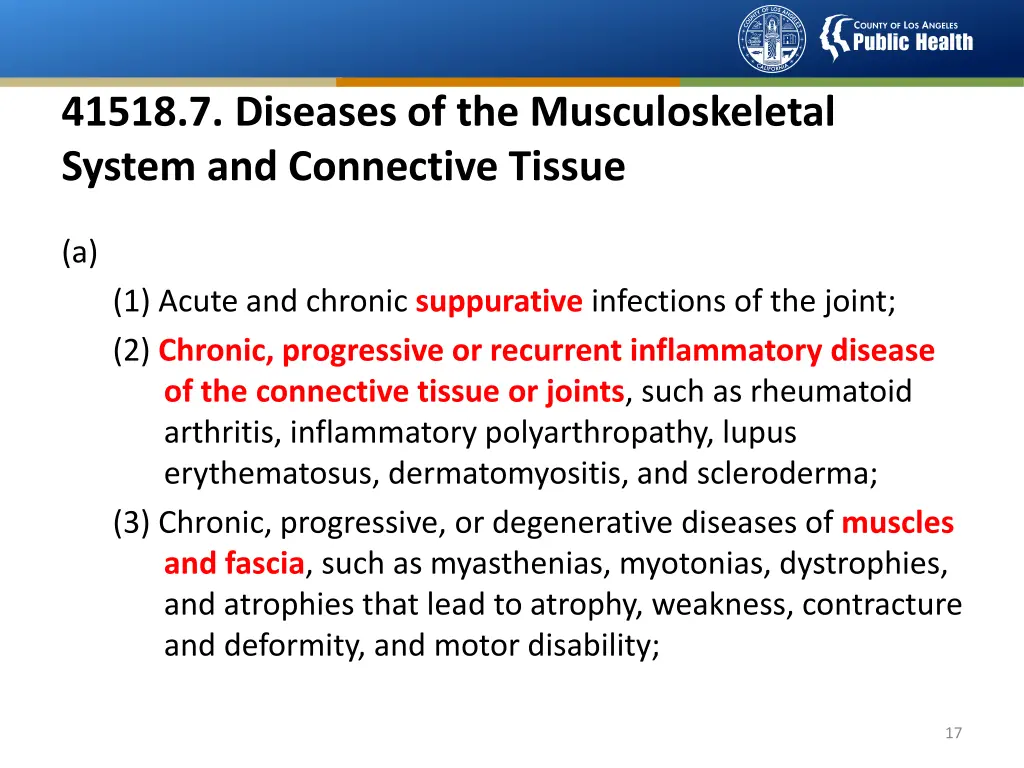 41518 7 diseases of the musculoskeletal system