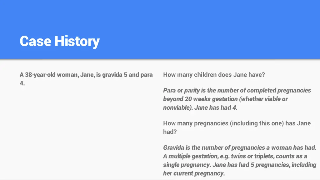 case history 1