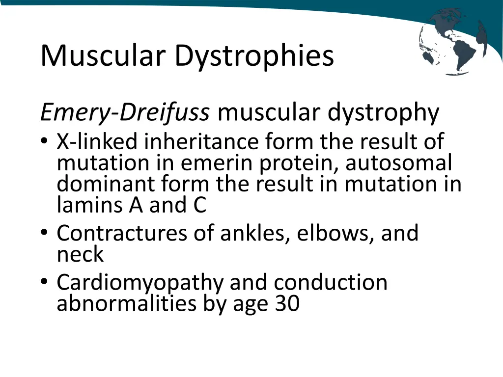 muscular dystrophies