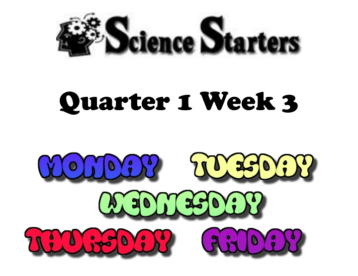 quarter 1 week 3